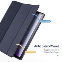 Accezz Coque tablette Smart Silicone Samsung Galaxy Tab A7 - Bleu foncé