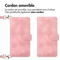 imoshion Etui de télephone portefeuille avec cordon Samsung Galaxy A27 (5G) - Rose