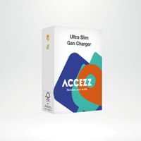 Accezz Chargeur GaN Ultra Slim - USB-C - 20 W - Noir
