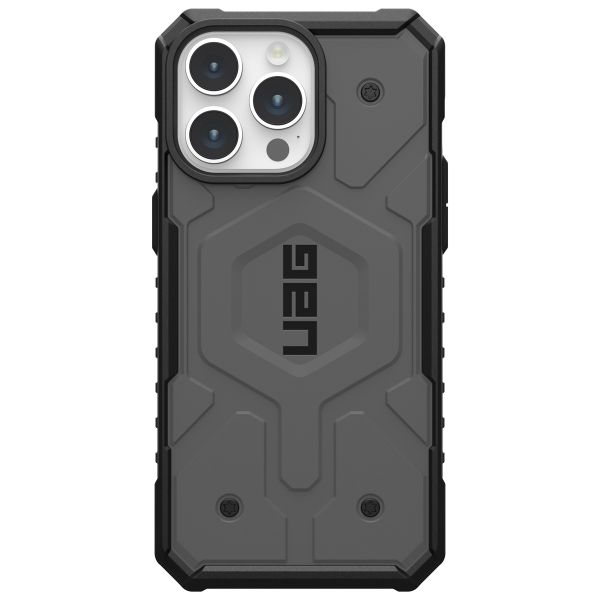 UAG Coque Pathfinder MagSafe iPhone 15 Pro Max - Argent