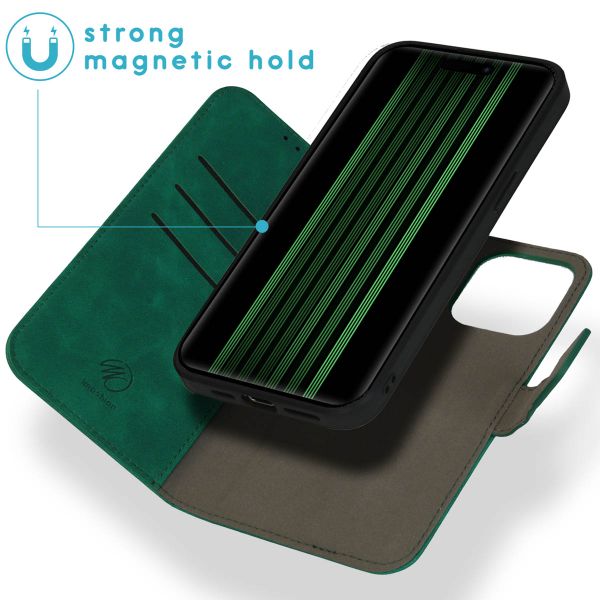 imoshion Etui de télephone luxe 2-en-1 amovible Apple iPhone 15 Pro Max - Vert foncé