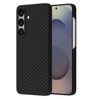 Accezz Coque Kevlar MagSafe Samsung Galaxy S25 - Noir