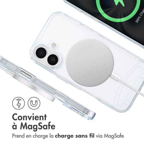 imoshion Coque MagSafe avec cordon amovible iPhone 16 - Transparent