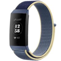imoshion Bracelet en nylon Fitbit Charge 3 / 4 - Bleu