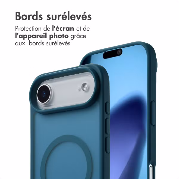 imoshion Coque Color Guard avec MagSafe Apple iPhone Air - Bleu foncé
