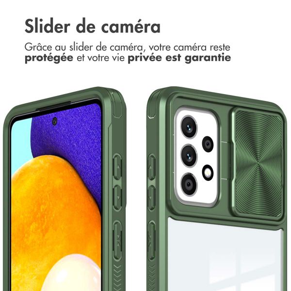 imoshion Coque arrière Camslider Samsung Galaxy A52(s) (5G/4G) - Vert foncé