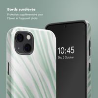 Selencia Coque arrière Vivid avec MagSafe Apple iPhone 13 - Nature Grayed Jade