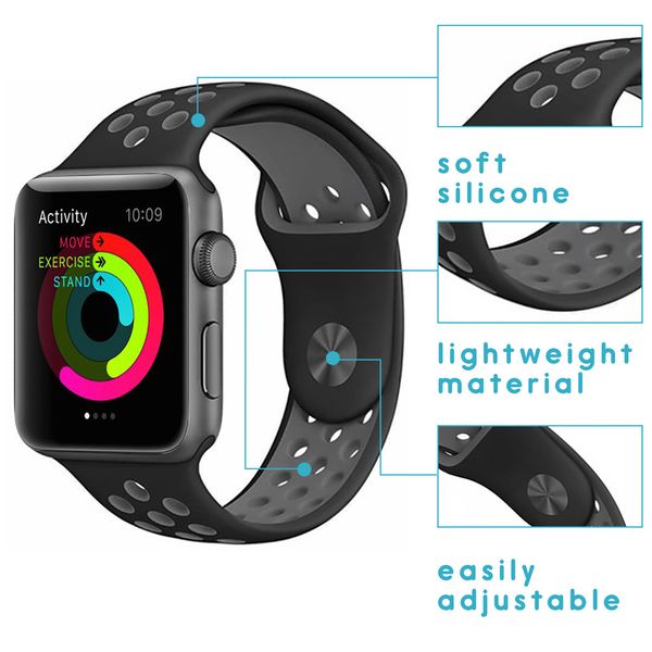 imoshion Bracelet sportif en silicone Apple Watch 1-6 / SE - 38/40/41 mm