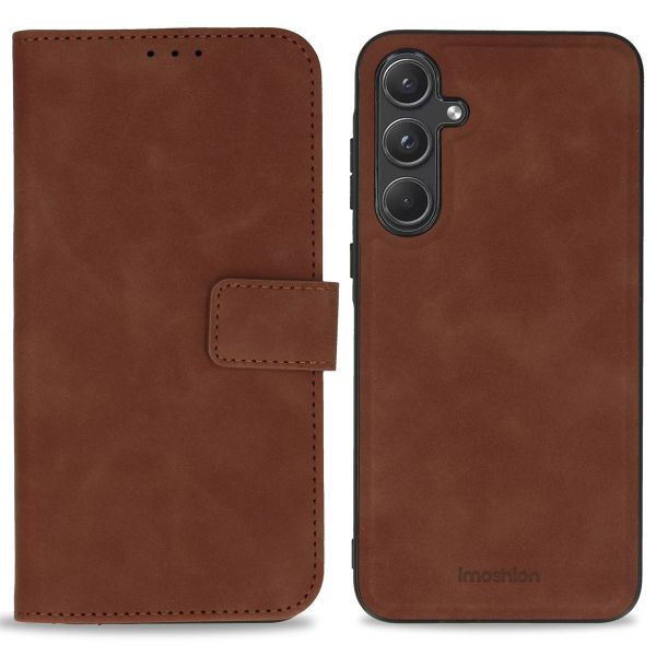 imoshion Etui de télephone luxe 2-en-1 amovible Samsung Galaxy A55 - Marron