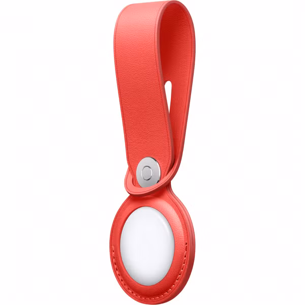 Apple Leather Loop Apple AirTag - Red