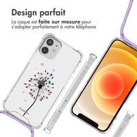 imoshion Coque Design avec cordon Apple iPhone 12 Mini - Sandstone Dandelion