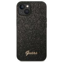 Guess Coque Glitter Flakes Apple iPhone 14 - Noir