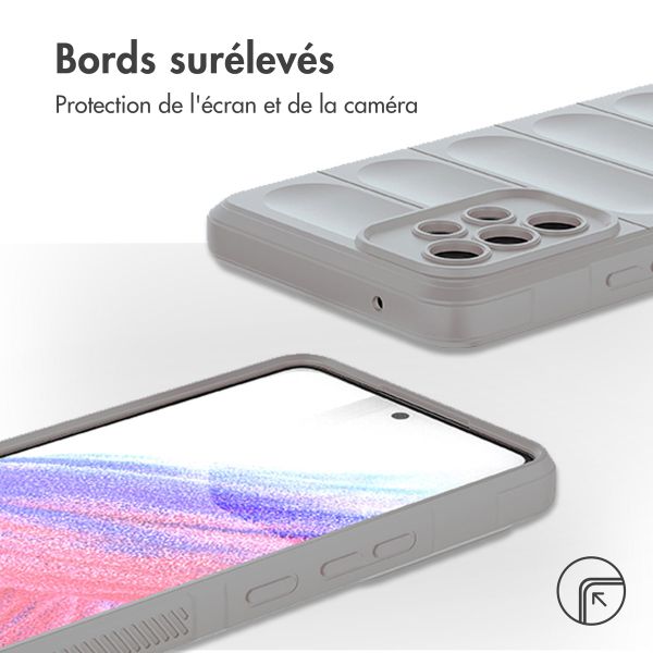 imoshion Coque arrière EasyGrip Samsung Galaxy A53 - Gris