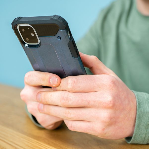 imoshion Coque iMoshion Rugged Xtreme Huawei Y6 (2019) - Bleu foncé