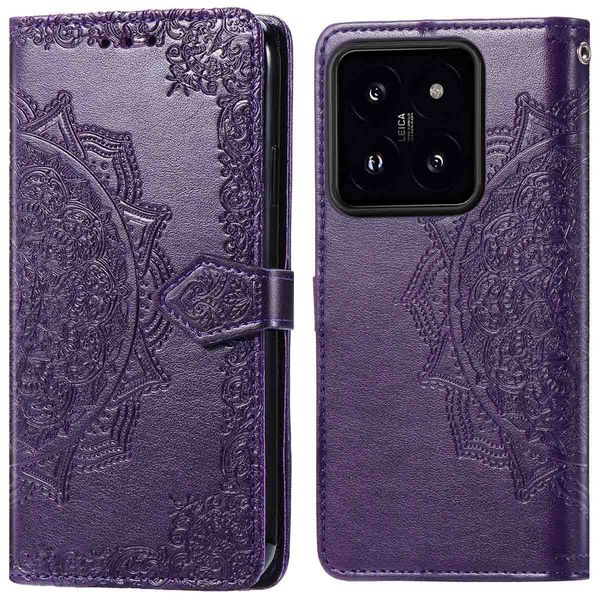 imoshion Etui de téléphone portefeuille Mandala Xiaomi 14T Pro - Violet