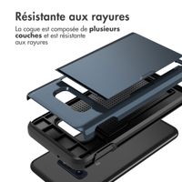 imoshion Coque arrière avec porte-cartes Samsung Galaxy S10e - Bleu foncé