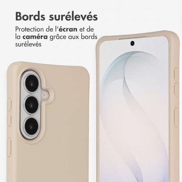 imoshion Coque arrière Color avec cordon amovible et MagSafe Samsung Galaxy S26 - Nude