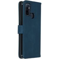 imoshion Étui de télephone portefeuille de luxe Oppo A53 / Oppo A53s - Bleu foncé
