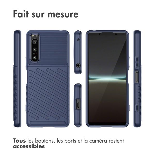 imoshion Coque arrière Thunder Sony Xperia 5 IV - Bleu