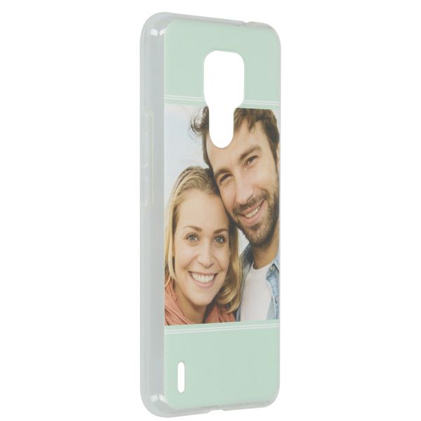 Concevez votre propre coque en gel Motorola Moto E7 - Transparent