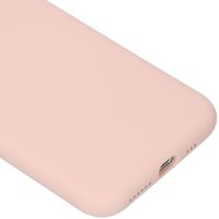 Accezz Coque Liquid Silicone Apple iPhone 11 Pro - Rose