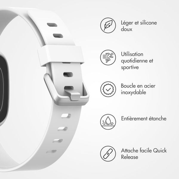 imoshion Bracelet silicone Fitbit Versa / Versa 2 / Versa Lite - Taille S - Blanc