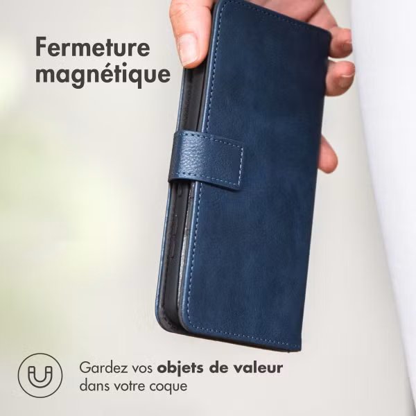 imoshion Étui de téléphone portefeuille Luxe Motorola Moto E7i Power