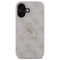 Guess Coque 4G Metal Logo Backcover Apple iPhone 16 - Rose