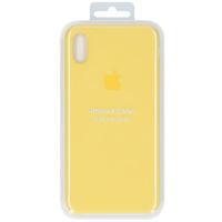 Apple Coque en silicone Apple iPhone Xs Max - Canary Yellow