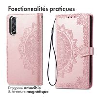 imoshion Etui de télephone Mandala OnePlus Nord 5 - Rose Doré