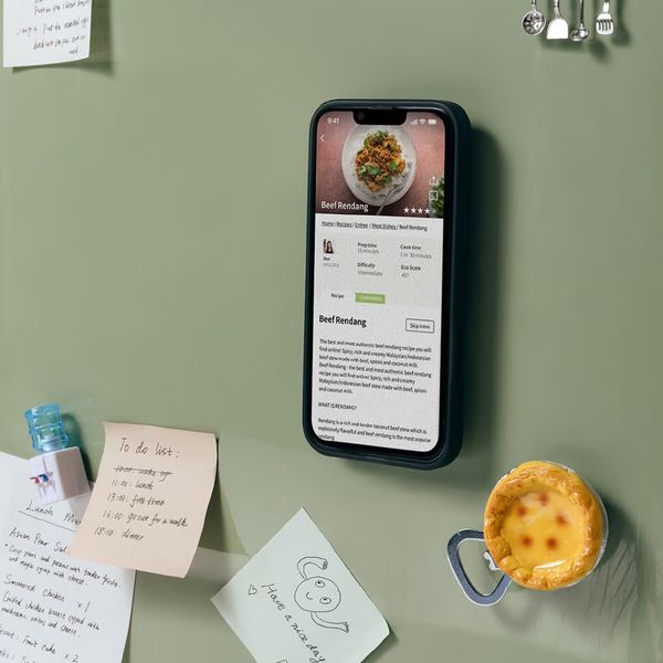 PopSockets Suck-Up Grip & Mount - Ventouse MagSafe - Translucent Black