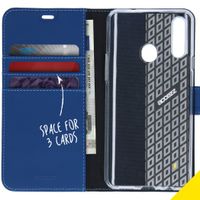 Accezz Étui de téléphone Wallet Samsung Galaxy A20s - Bleu foncé