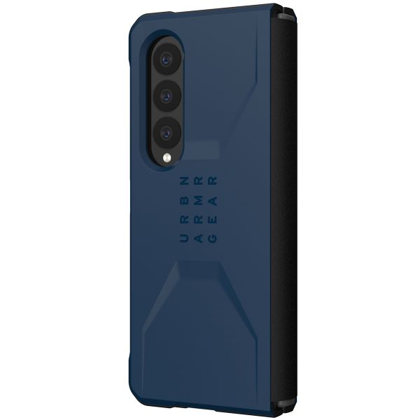 UAG Coque Civilian Samsung Galaxy Z Fold 4 - Bleu