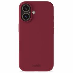Holdit Coque Silicone Apple iPhone 16 - Red Velvet