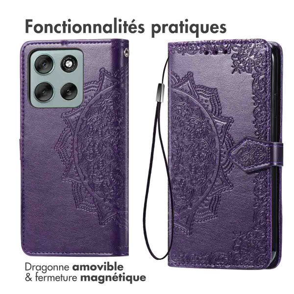 imoshion Etui de télephone Mandala Motorola Moto G56 - Violet