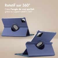 imoshion Coque tablette rotatif à 360° Xiaomi Pad 8 / 8 Pro - Bleu foncé