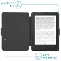 imoshion Étui de liseuse portefeuille Slim Hard Kobo Clara 2E / Tolino Shine 4 - Noir