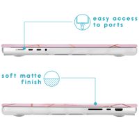 imoshion Coque Design Laptop pour MacBook Pro 16 pouces (2021) / Pro 16 pouces (2023) M3 chip - A2485 / A2780 / A2991 / A3186 / A3403 - Pink Graphic