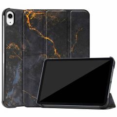 imoshion Coque tablette Design Trifold Apple iPad Mini 7 (2024) / iPad Mini 6 (2021) - Black Marble