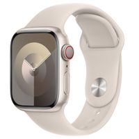 Apple Sport Band Apple Watch Series 1 á 9 / SE (38/40/41 mm) | Series 10 (42 mm) - Taille S/M - Starlight