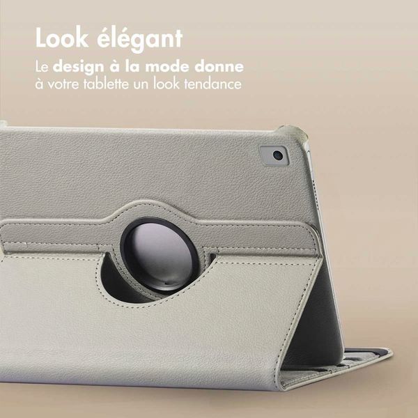 imoshion Coque tablette rotatif à 360° Apple iPad 6 (2018) 9.7 pouces / iPad 5 (2017) 9.7 pouces - Gris