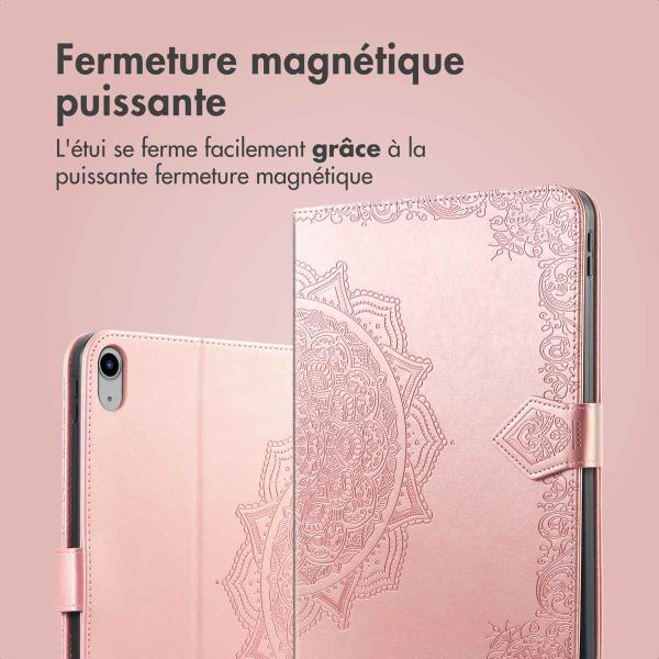 imoshion Coque tablette Apple iPad 11 (2025) 11 pouces A16 / iPad 10 (2022) 10.9 pouces - Rose Gold