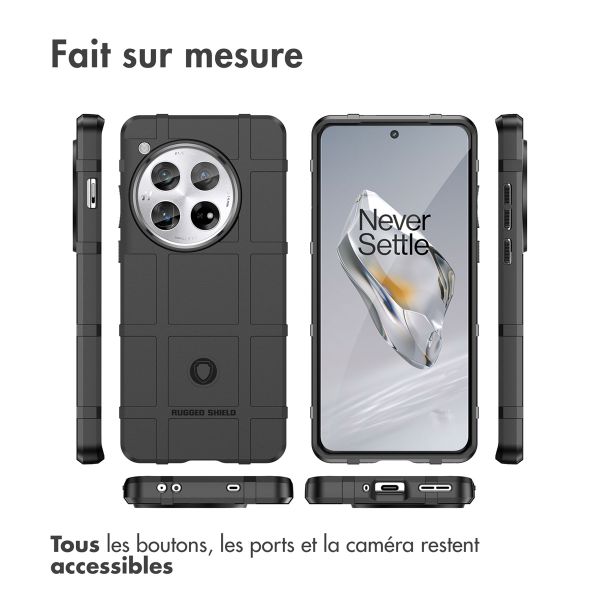 imoshion Coque Rugged Shield OnePlus 12 - Noir