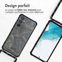 imoshion Coque Design avec cordon Samsung Galaxy A54 (5G) - Black Marble