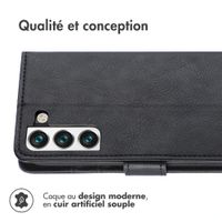 imoshion Étui de télephone portefeuille Samsung Galaxy S22 Plus - Noir