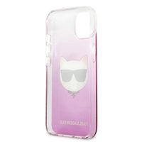 Karl Lagerfeld Coque arrière rigide Choupette iPhone 13 - Rose