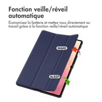 imoshion Coque tablette Trifold Samsung Galaxy Tab S11 Ultra - Bleu foncé