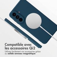 imoshion Coque Couleur avec MagSafe Samsung Galaxy A37 (5G) - Bleu foncé