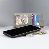Porte-monnaie de luxe Samsung Galaxy A7 (2018) - Gris