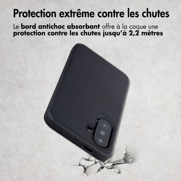 Accezz Coque Tough avec MagSafe Samsung Galaxy A37 (5G) - Noir